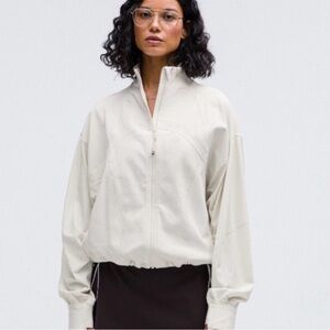 Like New lululemon Define Relaxed Fit Luon Jacket, sz 10, Color: Bone